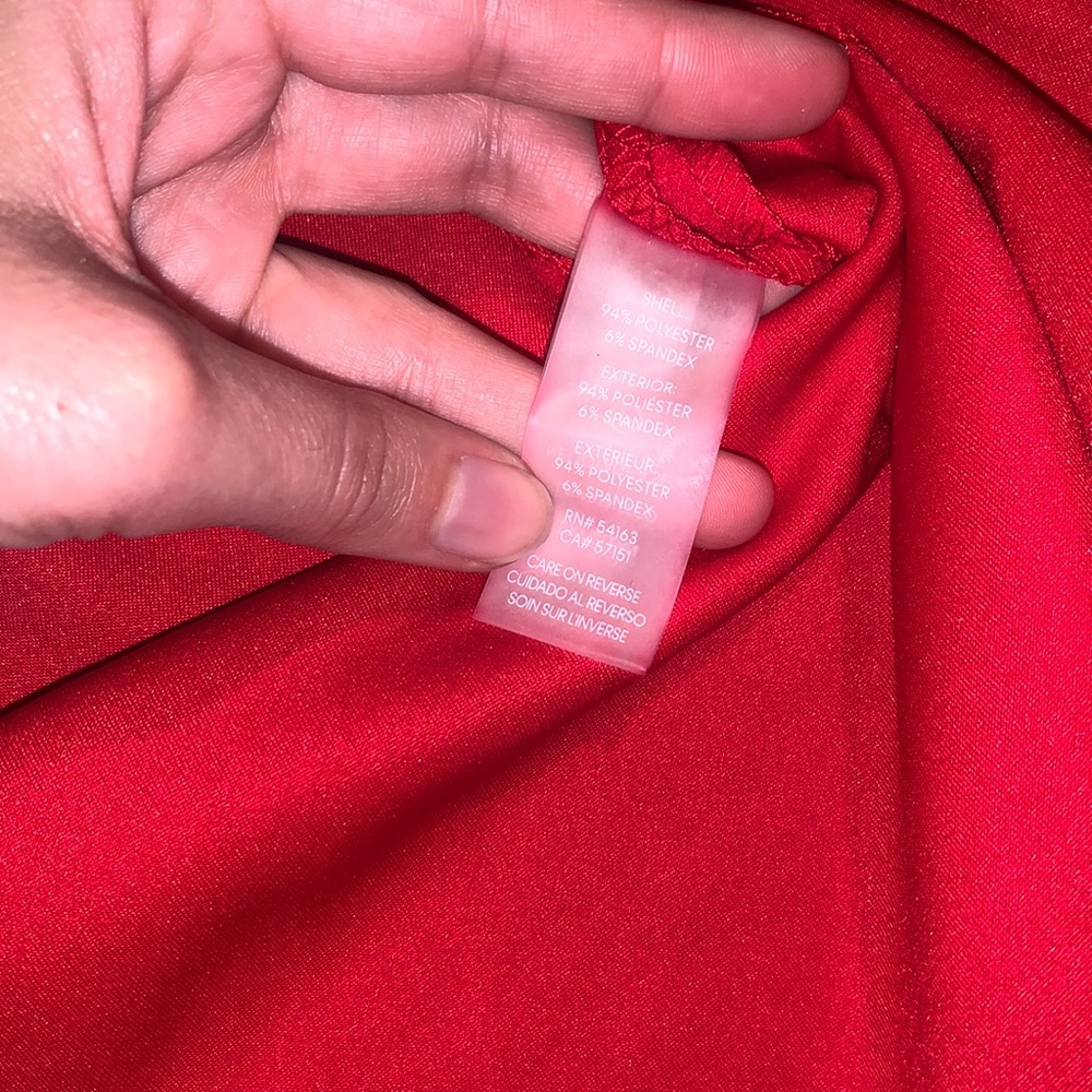 Calvin Klein | red dress size 4 - Picture 7 of 8